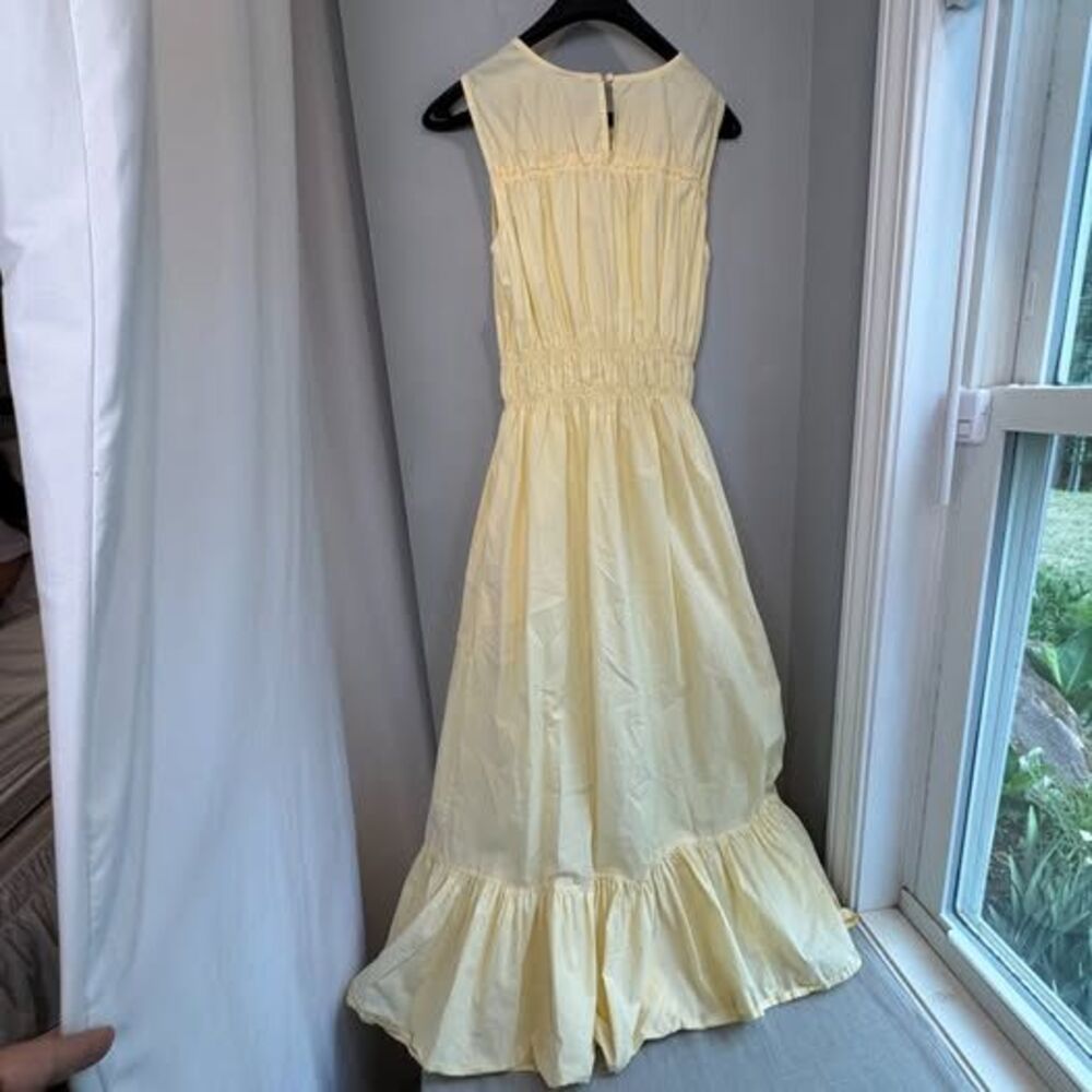 A New Day Yellow Sleeveless Maxi Dress (Size Medium) - Picture 2 of 8